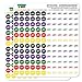 Appointment APPT Dots Planner Calendar Scrapbooking Crafting Stickers - Multi Color - Opaque