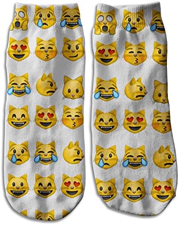 Custom Ankle Socks customized sport - cat emojis