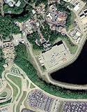 Animal Kingdom, Florida satellite map print/poster: 24