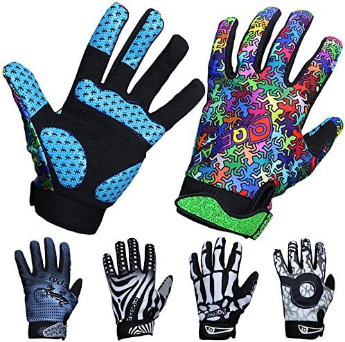 Spoz Unisex Cycling Trend Anti-skip Gloves Silica Gel L-X-117 M