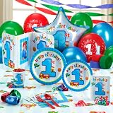 Boy's Playtime 1st Deluxe Party Pack for 8