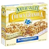 Nature Valley Yogurt Bars, Blueberry Yogurt, 7.4-Ounce Box (Pack of 12)