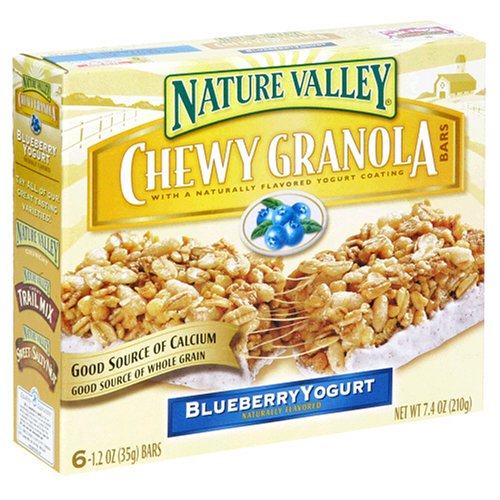 Nature Valley Yogurt Bars, Blueberry Yogurt, 7.4-Ounce Box (Pack of 12) by Nature Valley
