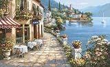 (99x164) Sung Kim Overlook Cafe Mediterranean Huge Wall Mural Art Print Poster