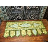 Asparagus Beads Sari Toran Wall Tapestry Topper Valance Free Shipp