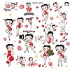 RoomMates RMK1399SCS Betty Boop Peel & Stick Wall Decals