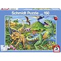 Schmidt - 55566 - Puzzle - Au Pays des Dinosaures