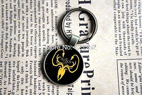 Pretty Lee 2015 Fashion Game Of Thrones Greyjoy Kraken Sigil Keychain Keyring Christmas gift