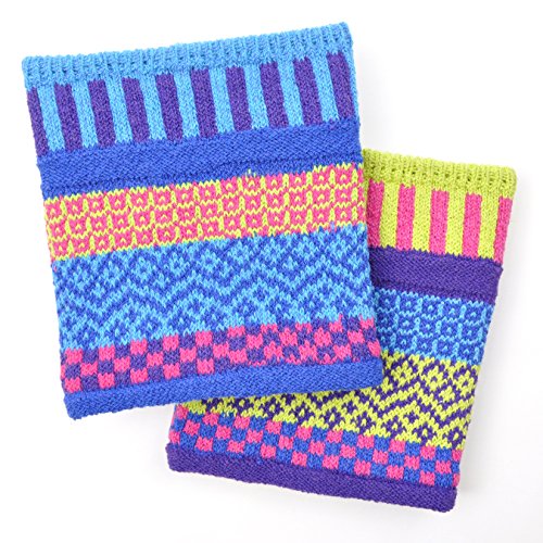 Solmate Socks Mismatched Boot Cuff/Topper Leg Warmer Women Accessories, Bluebell