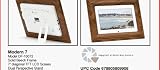 Claire Warm 7 Solid Walnut Digital Picture Frame, USB Interface, 128 MB Internal Memory & Built-in Speaker