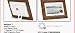 Claire Warm 7 Solid Walnut Digital Picture Frame, USB Interface, 128 MB Internal Memory & Built-in Speaker