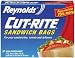 Cut-Rite Wax Paper Sandwich Bags, 50-Count  (Pack of 12)