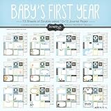 Scrapbook Customs Baby Boy First Months Scrapbooking Kit