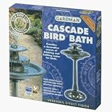 Gardman USA BAO1292 Cascade Bird Bath With Fountain