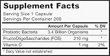 Jarro-Dophilus + FOS by Jarrow 200 Capsules