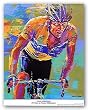 Lance Armstrong - 7X Tour de France Champion by Malcolm Farley 11"x13" Art Print Poster