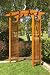Greenstone 37PG American Bungalow Garden Arbor, Stained Natural, 83 By 59 By 30 Inches