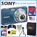 Sony DSCW350L DSCW350 BLUE DSC-W350 14.1MP Digital Camera with 4x Wide Angle Zoom with Optical Steady Shot Image Stabilization and 2.7 inch LCD in Blue + 8GB Deluxe Accessory Kit