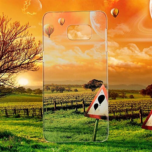(Not for S6 Edge)Galaxy S6 Edge Plus Case - NextMall Fashion Beautiful Natural Scenery Perspective Design Premium PC Back Cover for Samsung Galaxy S6 Edge Plus G9280 Case-Hot Air Balloon