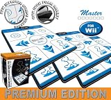4 x Dance Dance Revolution DDRGame Super Sensitive Super Deluxe Premium Edition Dance Pad for Wii
