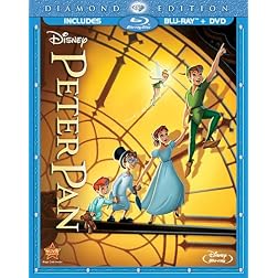 Peter Pan (Two-Disc Diamond Edition Blu-ray/DVD Combo in Blu-ray Packaging)