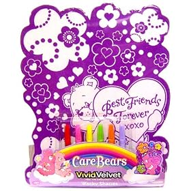 Care Bears Activity Set Jakks Pacific Vivid Velvet Wacky Shapes Best Friends Forever XOXO [Medium]