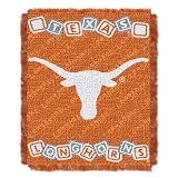 Texas Longhorns 36"x46" Woven Jacquard Baby Throw