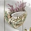 Pack of 2 Irish Angel with Shamrock Design Flower Wall Planters 9"