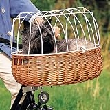 Maxi-Fahrradkorb m. Drahtauf- satz f. Lenkstange incl.Halter
