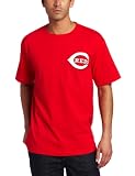 MLB Joey Votto Cincinnati Reds Adult Short Sleeve Basic Tee (Athletic Red, Medium)
