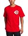 MLB Joey Votto Cincinnati Reds Adult Short Sleeve Basic Tee (Athletic Red, Large)