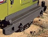 Body Armor JK-2393 63'' Rear Bumper with Swing Arm Post