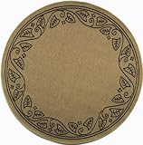 Patio Indoor Outdoor Polypropylene 6' 7 Round Rug