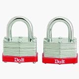 Master Lock 8596TDIB Do it 2 Pack Warded Steel Padlocks