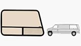 CRL Bronze Glass T-Slider Window - Driver Side Rear 1992+ Ford Vans 41-5/16 x 28-3/8
