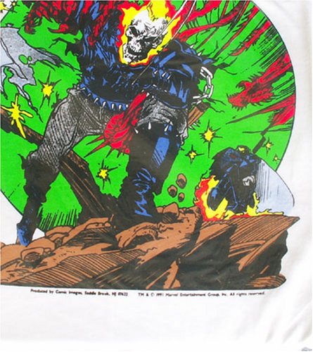  Ghost Rider Neon T-Shirt #5603