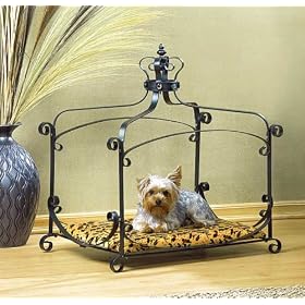 ROYAL SPLENDOR PET METAL CANOPY BED SMALL DOG CAT PUPPY