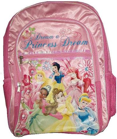 Disney Princess Backpack Dream a Princess Dream Pink Accessory Network Backpacks
