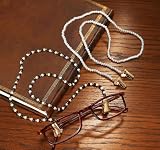 2 Women's Clip On Beaded Eyeglass Chains by Winston Brands