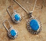 Crushed Opal Jewelry Set