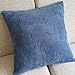 Leaveland Solid Sea Blue Corn Kernels Pattern Polyester Throw Pillow Covers Pillowcase Sham Decor Cushion Slipcovers Square 17x17 Inch