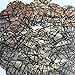 Sequin Round 30mm Gold Black Scribble Metallic Couture Paillettes