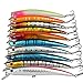 Yogayet Jointed Minnow Fishing Lures Hooks Hard Lure Bass Trout Baits Kit Crankbait Swimbait Set for Saltwater