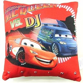 Disney Cars Red and Blue Travel Pillow