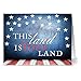 Note Card Cafe Patriotic Greeting Cards Set with Red Envelopes | 72 Pack | Blank Inside, Glossy Cover | Patriotic Phrases | For July Fourth, Christmas, Holidays, Birthdays, Thank Yous, Ceremonies