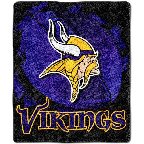 Northwest Minnesota Vikings 50 Inch X 60 Inch Sherpa Throw