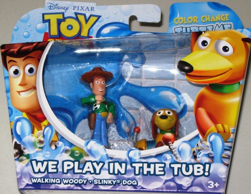 Amazon.com: Toy Story Color Splash Buddies Slinky Dog and Woody 2-Pack ...
