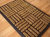  : Hardwearing Rubber Coir Thick Doormat 60cm x 40cm