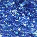 8mm Cup Sequins Sapphire Blue Crystal Iris Rainbow Iridescent Loose Facet Paillettes Made in USA