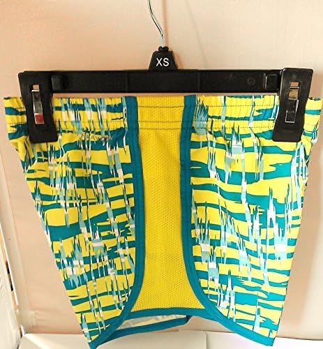 PlayDry Girl's Yellow/Teal Running Shorts Size XS (6-8)